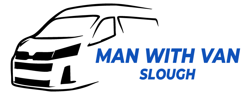 Man with van Slough logo